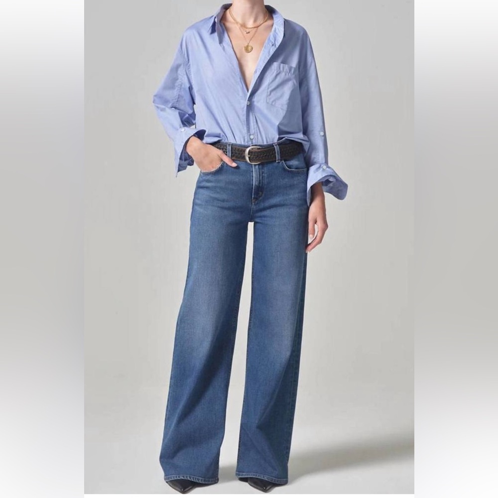 NWT Citizens of Humanity Loli Mid-Rise Baggy Denim Jean 
Size 34
